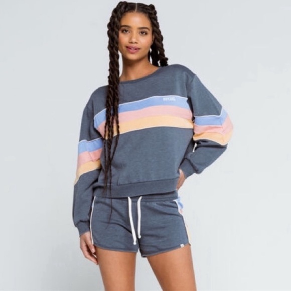 🔆RIP CURL🔆 GOLDEN STATE CREW RETRO SWEATSHIRT - Picture 6 of 13